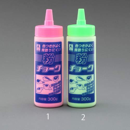エスコ(ESCO) 300g 粉チョーク 蛍光ピンク EA581CA-1