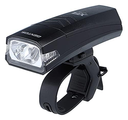 GENTOS(ジェントス) 自転車 ライト LED バイクライト 単3電池式 210ルーメン 防水 防滴 XB-450B ロードバイク ブラック