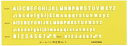 ウチダ テンプレート 英字数字定規 ボールペン用 No.3 1-843-1203