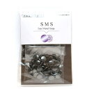日本紐釦 SUN METAL SNAP メタル風スナップ 10mm 大容量 50組入 ブラックニッケル SMS10-BN-50