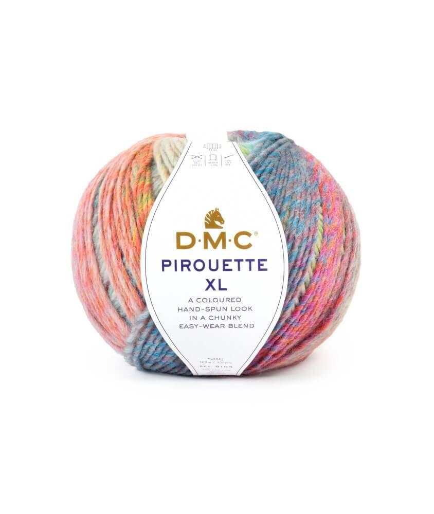 ディーエムシー(DMC) PIROUETTE XL ピルエット 毛糸 極太 #1101 青暖色系 200g 300m DMC8154