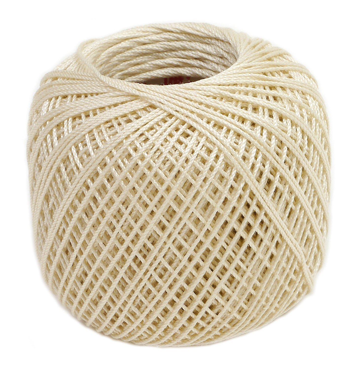 オリムパス製絲 タティングレース糸 中 レース糸 Col.T203 ベージュ系 約40m