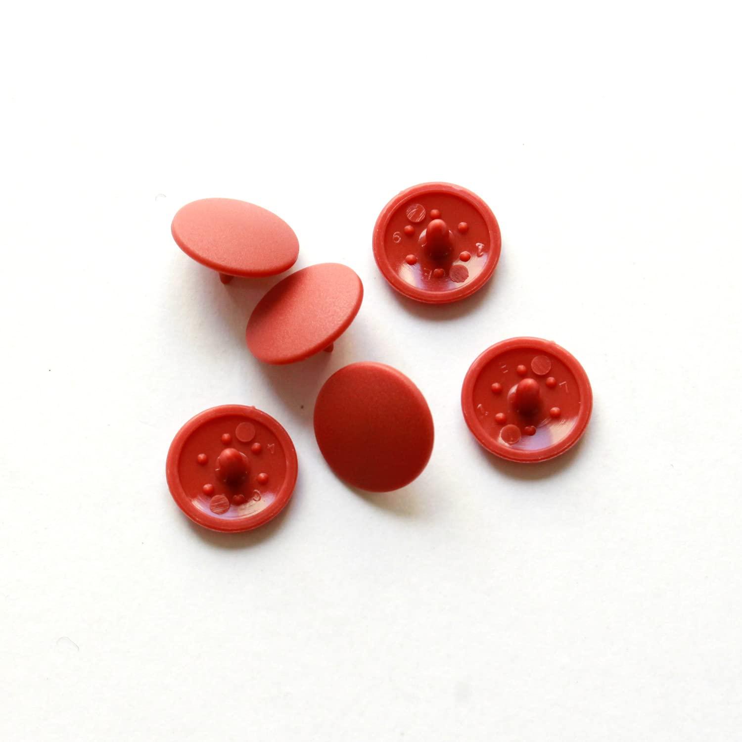 日本紐釦 SUN GRIP サングリップ プラスチックスナップ テラコッタ 13mm 12組入 SG-TC