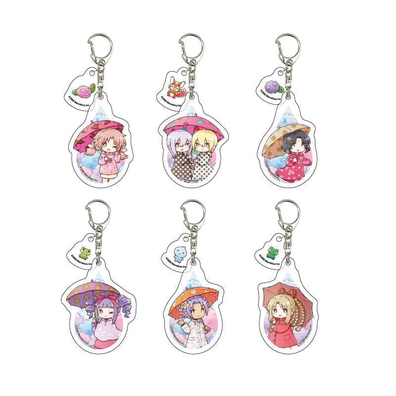 パーツ付きアクリルキーホルダー ルーンファクトリー フロンティア 02 梅雨Ver.(グラフアートイラスト) 1BOX6個入