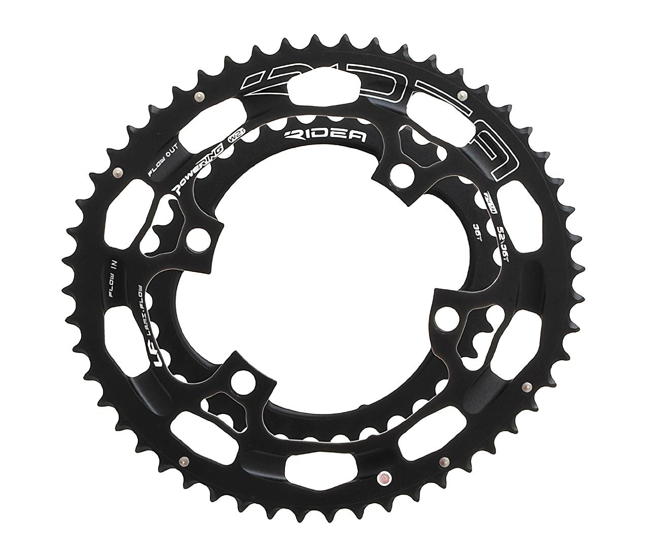 RIDEA(ǥ) 5x/3xW2-LFR491 Powering LF W2T 4arms 52T/36T(BCD:110mm)