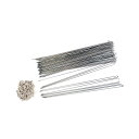 HOSHI SPOKES(ホシスポーク)14×301 スポーク SBステンレス 72本入り #14ニップル72個付