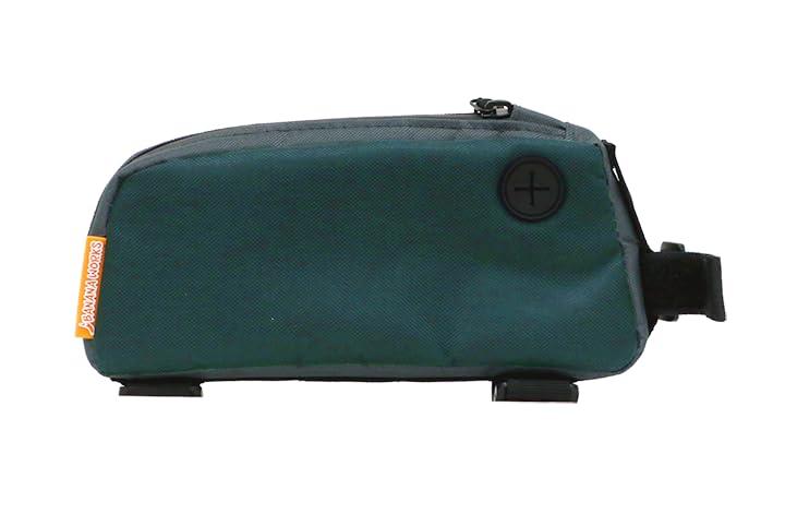 [Hodaka] BANANA WORKS(バナナワークス) 自転車用フレーム取り付け小物入れバッグ ナイスチューブバッグ グリーン