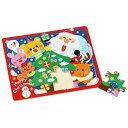 木製クリスマスジグソーパズル クリスマスツリー
