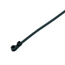 エルパ (ELPA) 結束バンド 150mm ビス固定タイプ 30本入 引張強度/18.2kg 耐候性 KBN-N150030(BK)