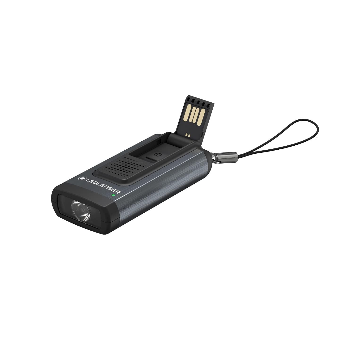 Ledlenser(レッドレンザー) LEDキーライト K6R Safety グレー USB充電式 502580 [日本正規品] 小