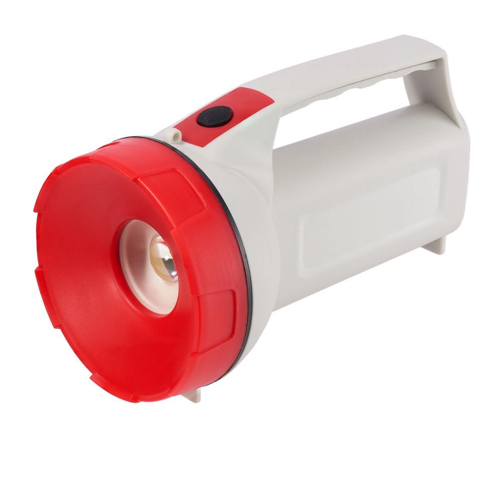 エルパ (ELPA) LED強力ライト 防災 懐中電灯 明るさ最大360lm 約290g(電池除く) 防水:IPX4(防沫形) DOP-KR210