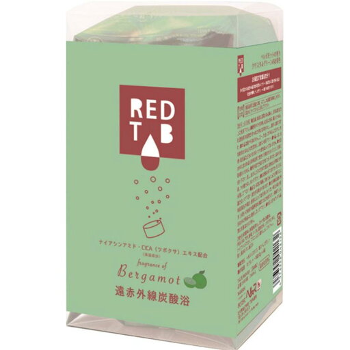 遠赤外線炭酸浴 REDTAB ベルガモットの香り 50g×6錠入 遠赤外線炭酸浴 REDTAB ベルガモットの香り 50g×6錠入