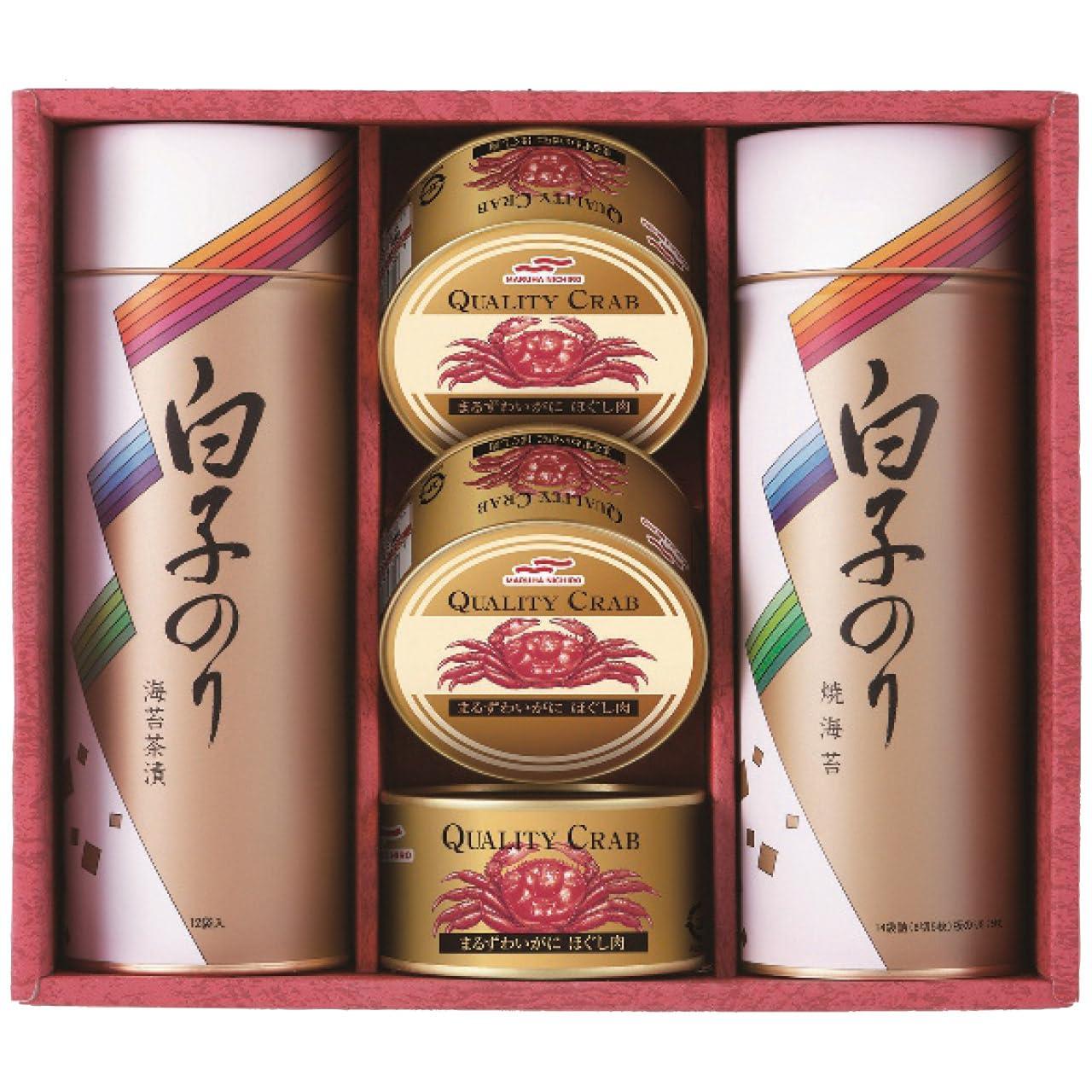 白子のり のり・お茶漬け・かに缶詰合せ SN-600
