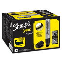 Sharpie 油性マーカーペン 黒 線幅14.8mm 12本入 S0949850