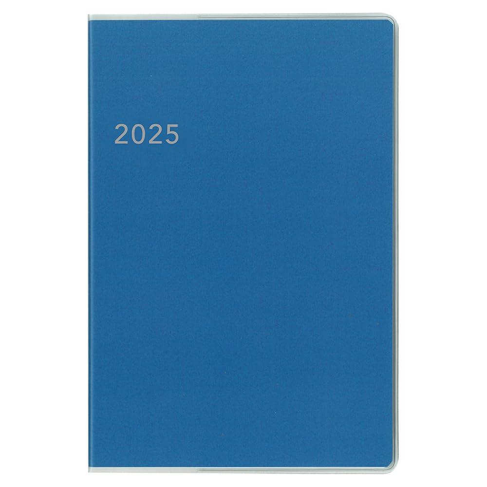 ダイゴー 手帳 2025年 スケジュール帳 アポイント マンスリー ブロック B6対応 ブルー E9332 2025年4月始まりのサムネイル