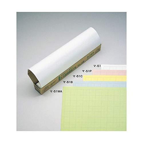 マルアイ マス目模造紙プル ブル- 50枚マ-51B