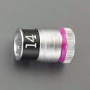 エスコ(esco) 1/2インチDRx16mm ソケット (ホールド機能付) EA617AM-316A 1個
