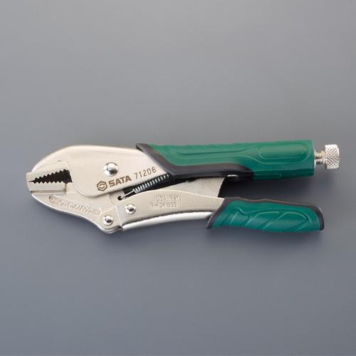 エスコ 170mm ロッキングプライヤー ストレートジョー EA682LB-17