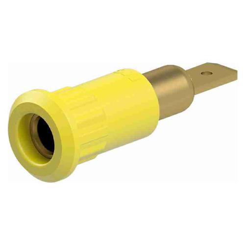 φ4mm プレスインソケット 黄 EA940DP-584 1個