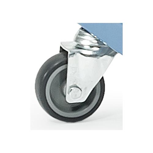 75x25mm 自在キャスター ソリッドゴム EA986CW-102 1個