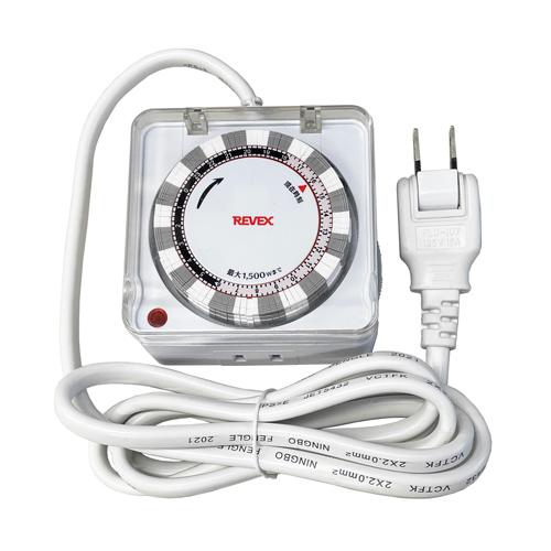 ヤザワコーポレーション AC100V/15A/1.5m タイマー 繰り返し EA763A-22B