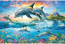 1000ピース ジグソーパズル エイドリィアン・チェスターマン ドルフィン パレード (50×75cm)(3)