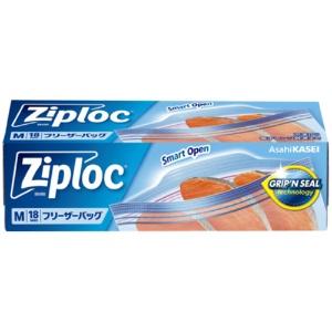 旭化成ホームプロダクツ ジップロック フリーザーバッグ M 1パック(18枚) 旭化成ホームプロダクツ ジップロック フリーザーバッグ M 1パック(18枚)