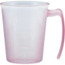 小森樹脂 食器 コップ 手付スタッキングコップ ピンク 300ml ハンドル付でも積み重ねできる 日本製 φ8×H9.5cm300ml