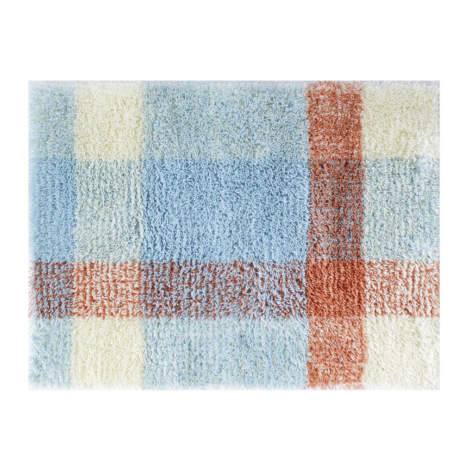 オカ(OKA) 乾度良好リアン バスマット 約45cm×60cm オレンジ (吸水 速乾 足ふきマット 北欧 抗菌 防臭)