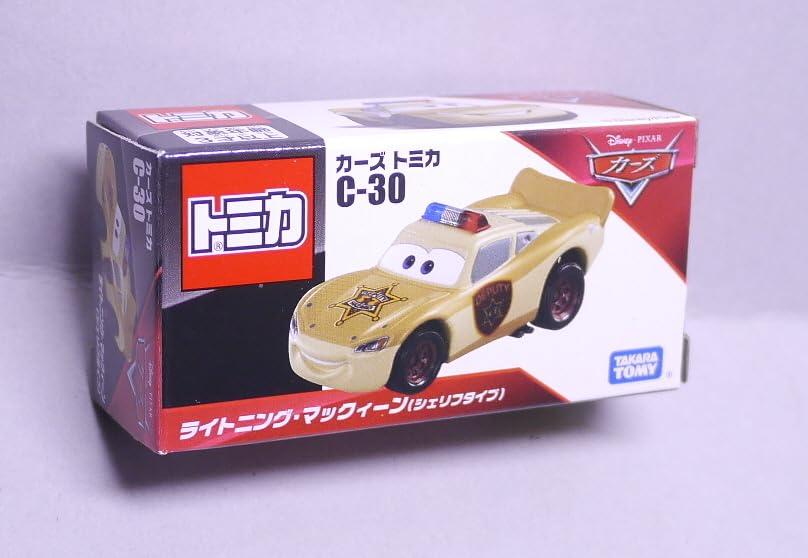タカラトミー ディズニー カーズ トミカ C-30 ライトニング・マックィーン (シェリフタイプ) ミニカー おもちゃ 3歳以上