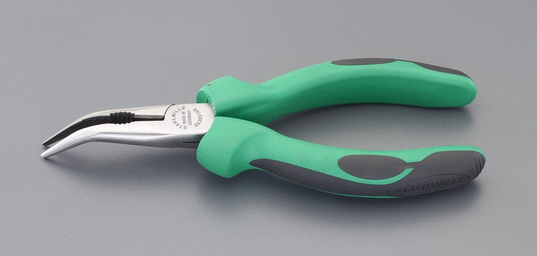 エスコ(ESCO) ラジオペンチ(45°先曲/グリップ付) 200mm EA537SE-7