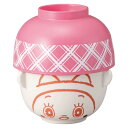 「 ドラえもん 」 汁椀 茶碗 食器セット ミニ ドラミ 約径10×6cm I’m Doraemon 食器 雑貨 ドラえもん グッズ 誕生日プレゼント 白 ピンク SAN4757-2(3)