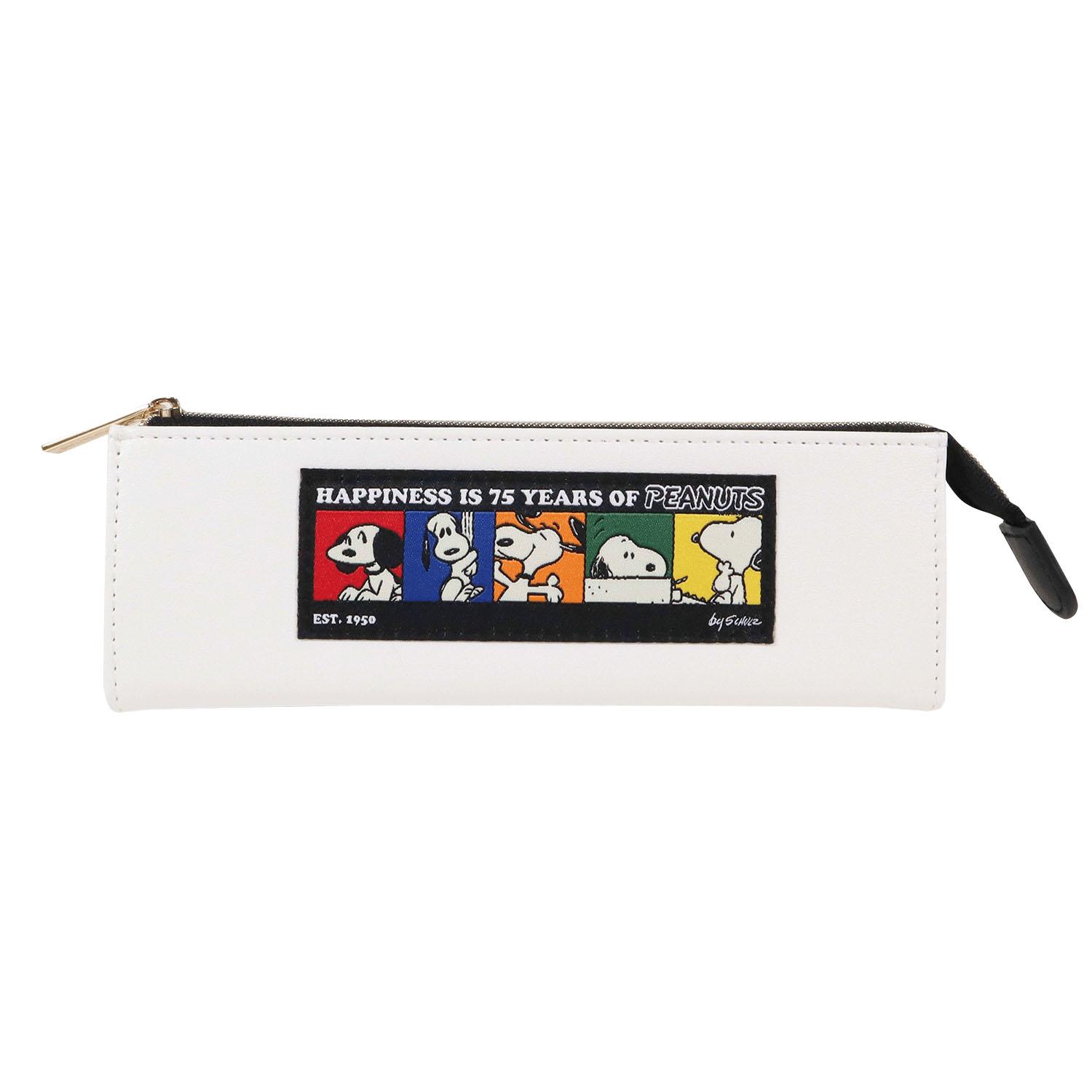SNOOPY ペンケース 75th ホワイト