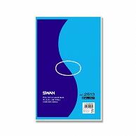 スワンポリエチレン袋 No.2513紐なし ブルー 入数:100枚
