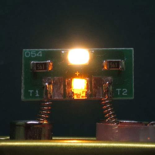 近鉄特急Nゲージ光り分けライト基板 ヘッドライト 電球色+標識灯 オレンジ色 G-01