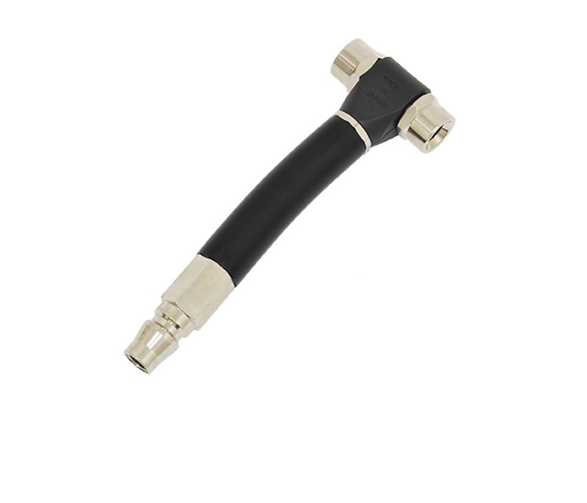 川端金型製作所 簡単エアーチャック ツインヘッド(プラグ式) 英式/英式(DD)KAC-DD-P