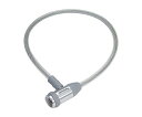パナソニック(Panasonic) ワイヤ錠 クリア 長さ約70cm×太さ約12mm NSAJ089-F