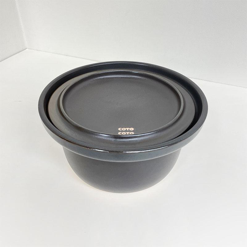cotocotoポタリークッカーマーブル BK