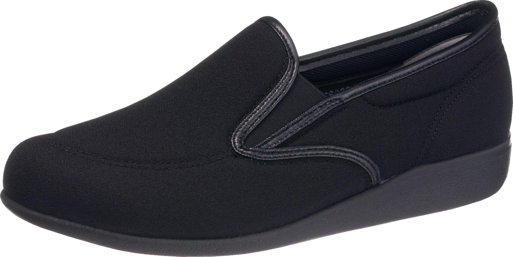 [カイホシュギ] 介護シューズ 軽量 KHS L172 レディース ブラックストレッチ 22.5 cm 3E