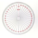 共栄プラスチック HW50250 全円分度器 8cm