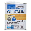 和信ペイント 水性オイルステイン 木目鮮明・微臭・安全 けやき 0.7L