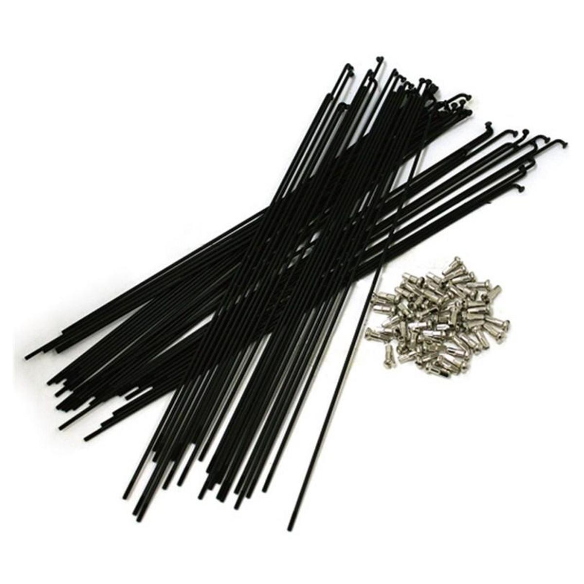 #15×264スポーク 50本set ブラック ブラック