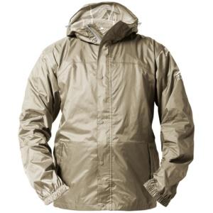 マック(Makku) レインスーツ 上下 メンズ (透湿度:2000g/m2-24HR) (耐水圧:10000mmH2O) (フード収納) (リュックINジャケット) (防水収納バック付き) L カーキー AS7600