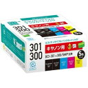 エコリカ キヤノン BCI-301+300/5MP対応リサイクルインク 5色パック ECI-C301-5P 残量表示対応