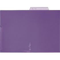 ライオン事務器 PPポケットホルダー A4 厚さ0.2mm バイオレット LFS-02PH 1枚