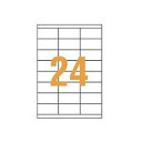 ライオン事務器 LPタックラベル B4判 42×85.6mm(24片入) LP-124 1箱(100シート)(3)