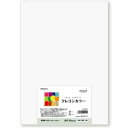長門屋商店 いろいろ色画用紙 クレヨンカラー A4 ゆき(白) ナ-CR011 1パック(20枚)