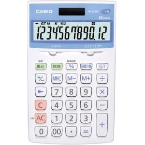 カシオ 抗菌電卓 12桁 ジャストタイプ JW-122CL-N 1台 カシオ 抗菌電卓 12桁 ジャストタイプ JW-122CL-N 1台