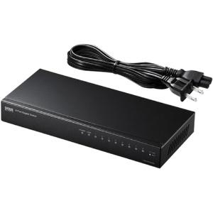 サンワサプライ Giga対応スイッチングハブ 8ポート・ループ検知機能付き LAN-GIGAH8L 1台
