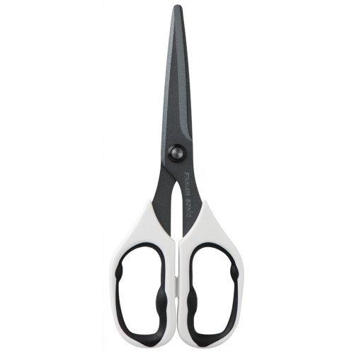 ハサミ メガサクプロ 白 フッ素コート